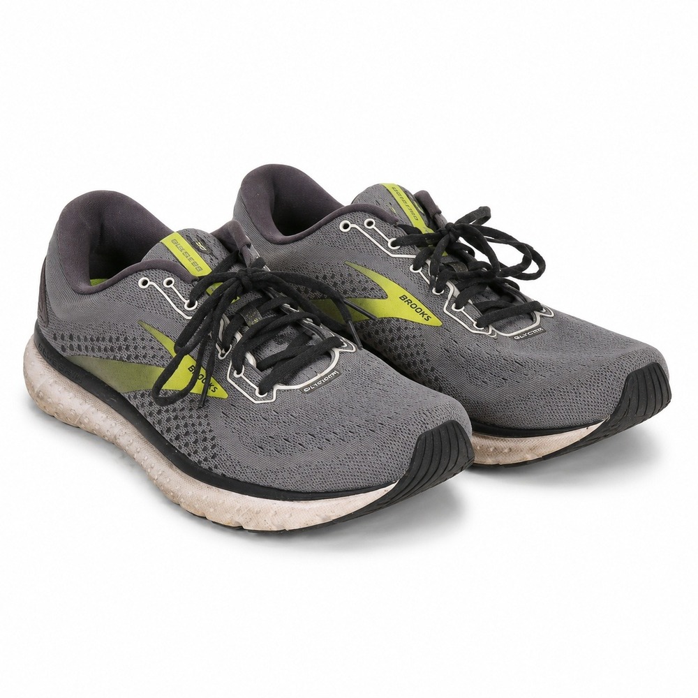 Brooks Glycerin 18 Mens‎ Running Shoes Gray Green Size 11 D Medium 1103291D031